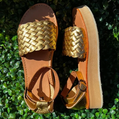 Handwoven Leather Open Toe Huarache Sandal All Sizes