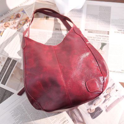 Soft Leather Tote Bag Women Large Capacity Shoulder